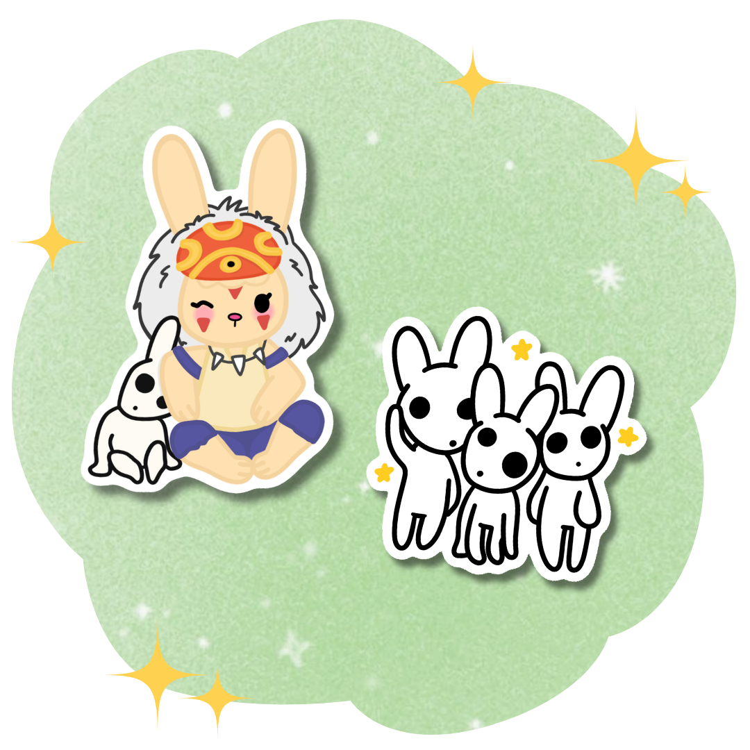 Duo Stickers Ghibli