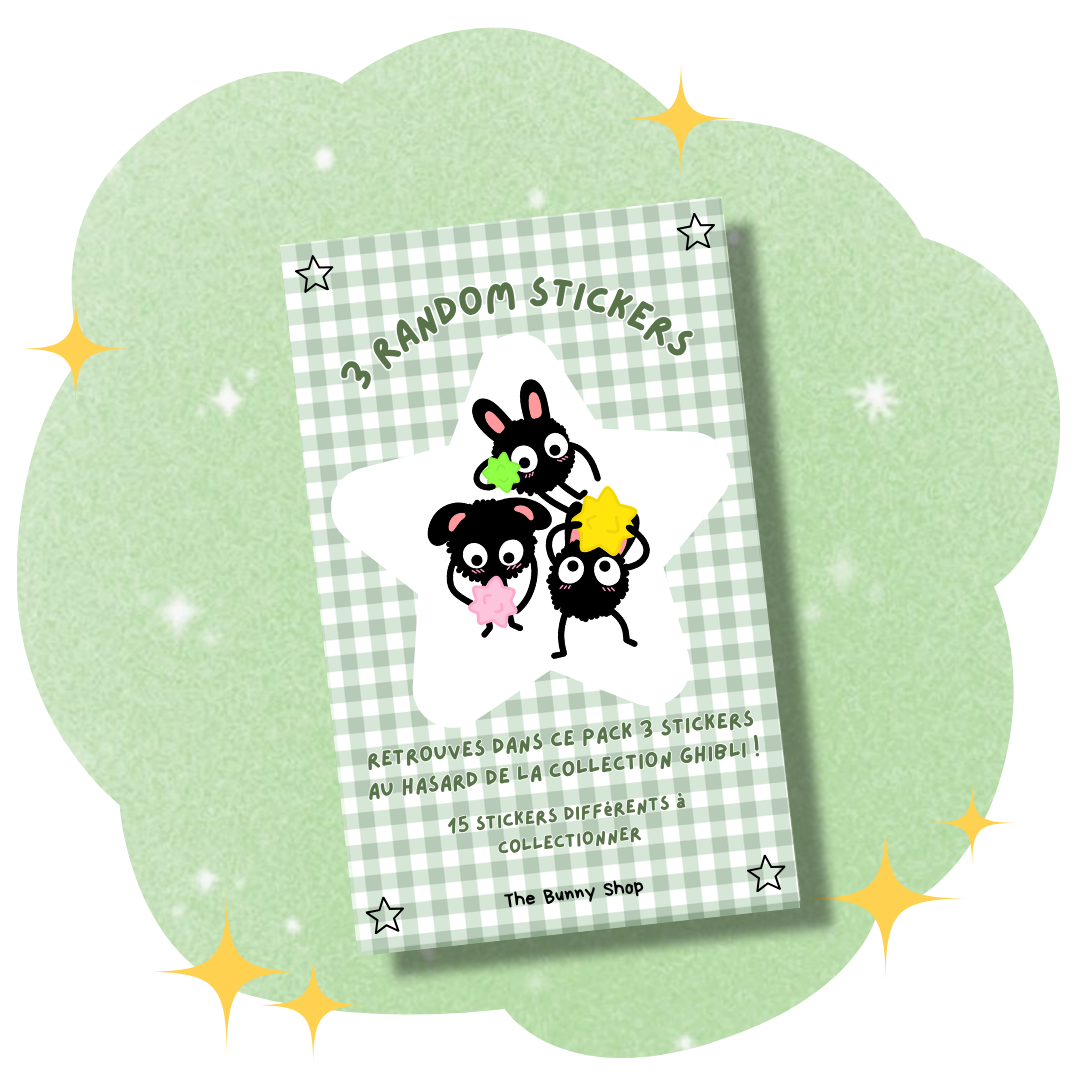 3 Random stickers pack