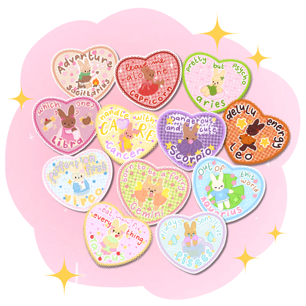 Stickers Bunny Astrology