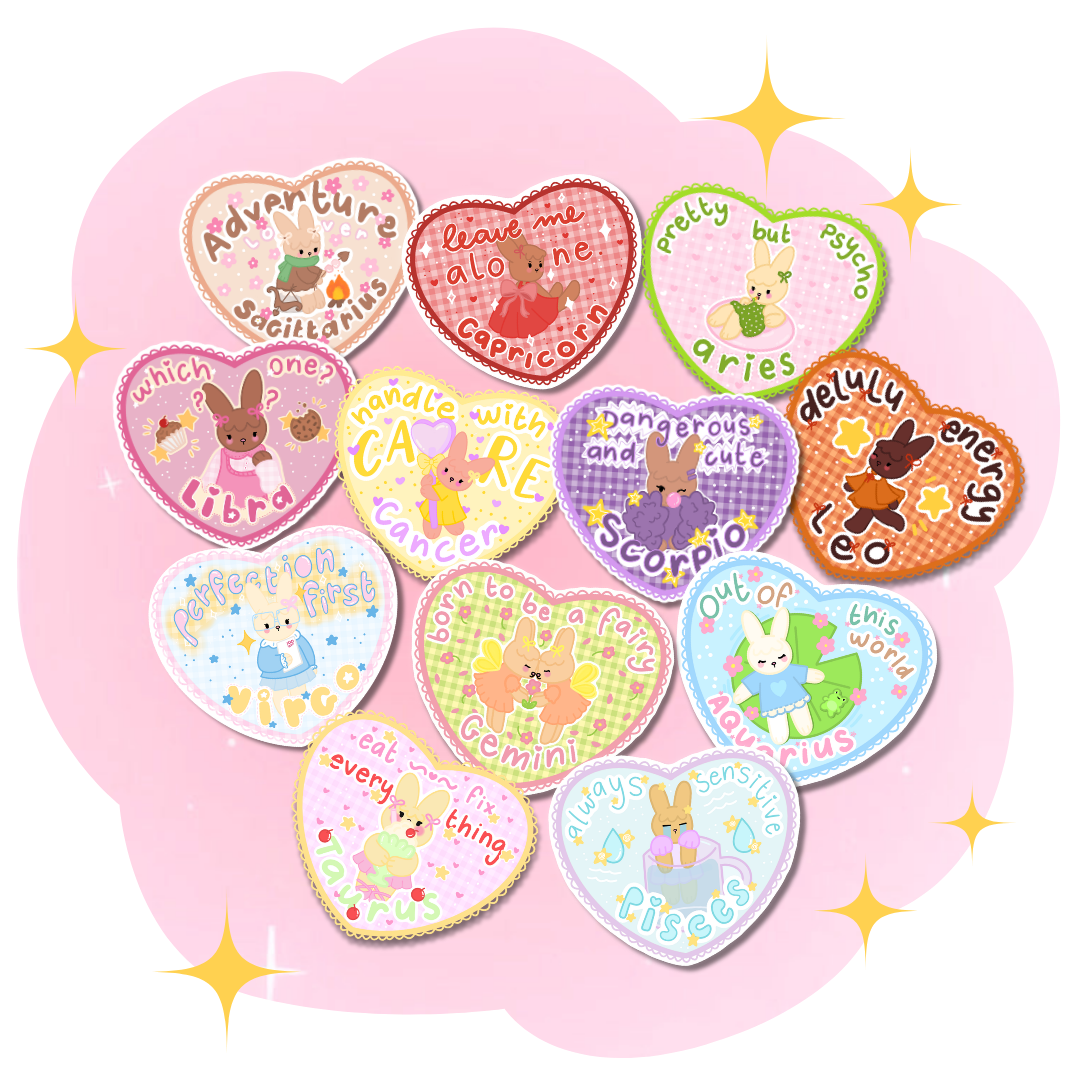 Stickers Bunny Astrology