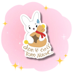 Sticker Don't tell Tom Nook