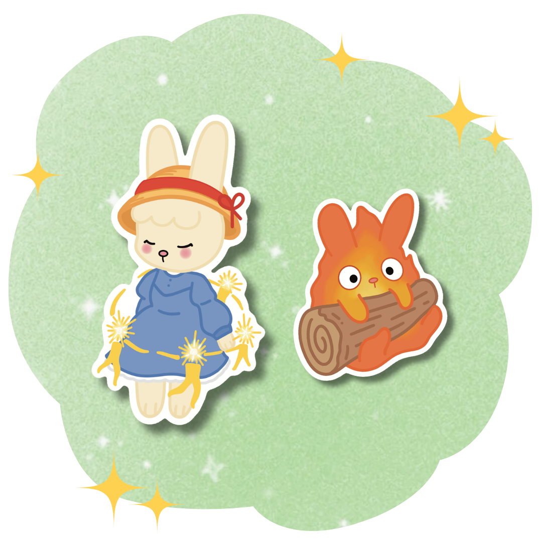Duo Stickers Ghibli