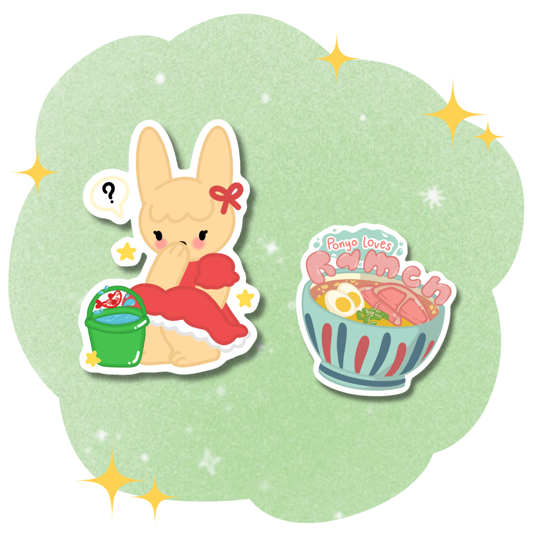 Duo Stickers Ghibli