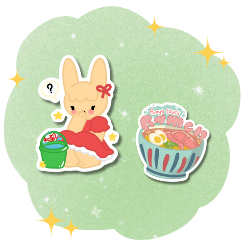 Duo Stickers Ghibli